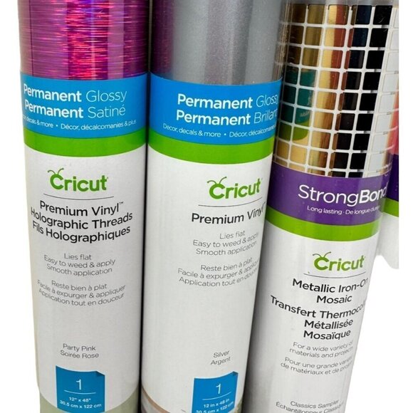 Cricut Vinyl Lot Iron On Infusible Ink Cardstock  Gift Metallic Craft Holiday - Picture 3 of 10